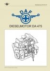 Werkplaatsmanual DAF DA 475 dieselmotor