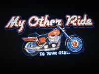 T-shirt My other ride ( uitverkoop