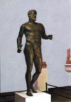 Bronzen standbeeld van Septimius Severus