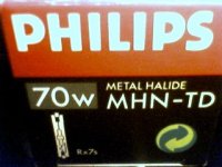24 stuks Philips 70 Watt MHN-TD