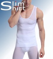Versterkt figuurcorrigerend body Shaping shirt voor