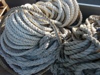 Scheepstouw scheepstros dik touw touw trekken