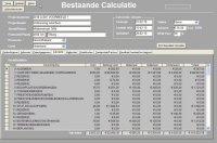 Afbouw Calculatiesoftware Calculatieprogramma software - programma