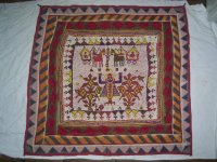  Rajasthan textiel, met heel veel