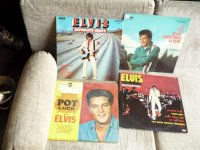 Elvis -Lot 1: Vier mooie LP\'s