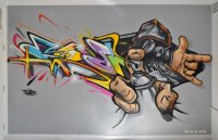Graffiti muurschilderingen