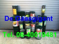 Groen geplastifiseerd tuingaas 60 tot 150