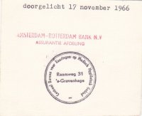 2 documentjes met stempel Den Haag