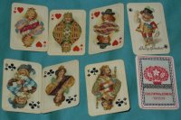2 kleine antieke Piatnik kaartspelletjes