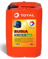 Total Rubia TIR7400 15W40 dieselmotorolie met