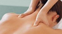 Massage van rug, schouders en nek