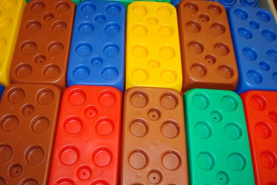 Mew Mew Besluit kennis Grote Lego Blokken Esda Buiten En Binnen Speelblokken te Koop Aangeboden op  Tweedehands.net