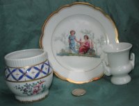 3 oude Limoges porselein items