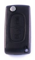 Peugeot klapsleutel 2-knops