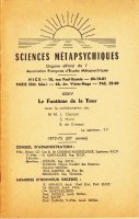 Sciences Metapsychique 