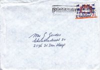 Envelop met postzegel sterrenbeelden 1995