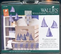 Wallies cutouts: zeilbootje x 25