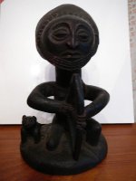 Antiek oud afrikaans beeld