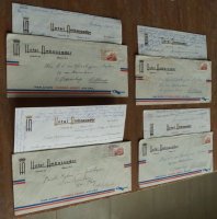Mexico brieven op hotelpapier, 2 briefkaarten