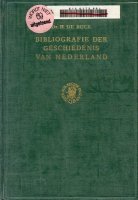 Bibliografie der geschiedenis van nederland