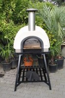Aangeboden: AMALFI 70 black plain / Nieuwe unieke tuinoven/pizza-oven € 1.599,-
