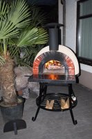 GeÃ¯soleerde pizza-oven/tuinoven AMALFI AD70cm
