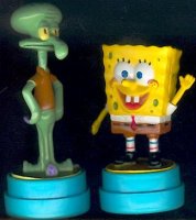 Spongebob Squarepants en Carlos als stempelfiguur