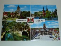 Delft 5 verschillende kaarten Rotterdam