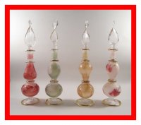 De mooiste glazen parfumflesjes uit Egypte