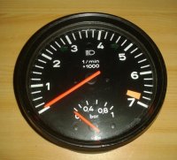 Kmteller Porsche klok / horloge herstelling