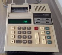 Sharp elecktrische rekenmachine EL-2168A