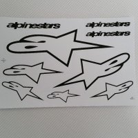 Sticker vel Alpinestars a4 