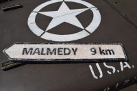 Malmedy road sign