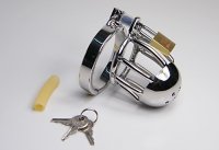 Stainless Steel Male Chastity Device Cock