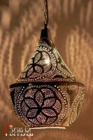 Arabische hanglamp zilver (L)