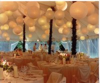 Witte lampion, goedkope lampionnen, bruiloftversiering, event