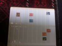 Oude  collectie postzegels