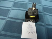 Oude Batman -Stempel: drukt Batman-afbeelding af