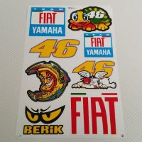 Sticker vel Rossi - Team Fiat