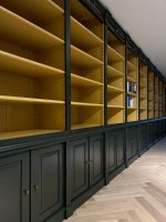 Landelijke Boekenkasten Bibliotheekkasten met Ladder Inndoors