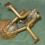 Bronzen beeldje  - olielamp - (5)