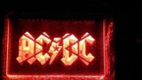 ACDC 3D LED VERLICHTING RECLAME LAMP