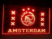 Aangeboden: Ajax 3d Led Verlichting Reclame Lamp Met Neon Look € 29,95