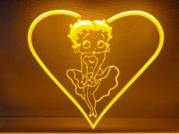 BETTY BOOP 3D LED VERLICHTING RECLAME