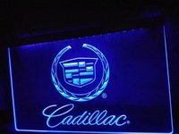 CADILLAC 3D LED VERLICHTING RECLAME LAMP
