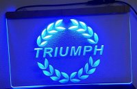 TRIUMPH 3D LED VERLICHTING RECLAME LAMP