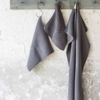 HANDDOEK keuken~ Dark Grey Knitt~ IB