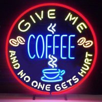 Speciale neon Give me coffee and