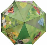 Leuke paraplu met print diverse vlinders