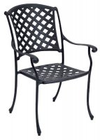 Tuinstoel giet aluminium 43x63x91cm - stoel